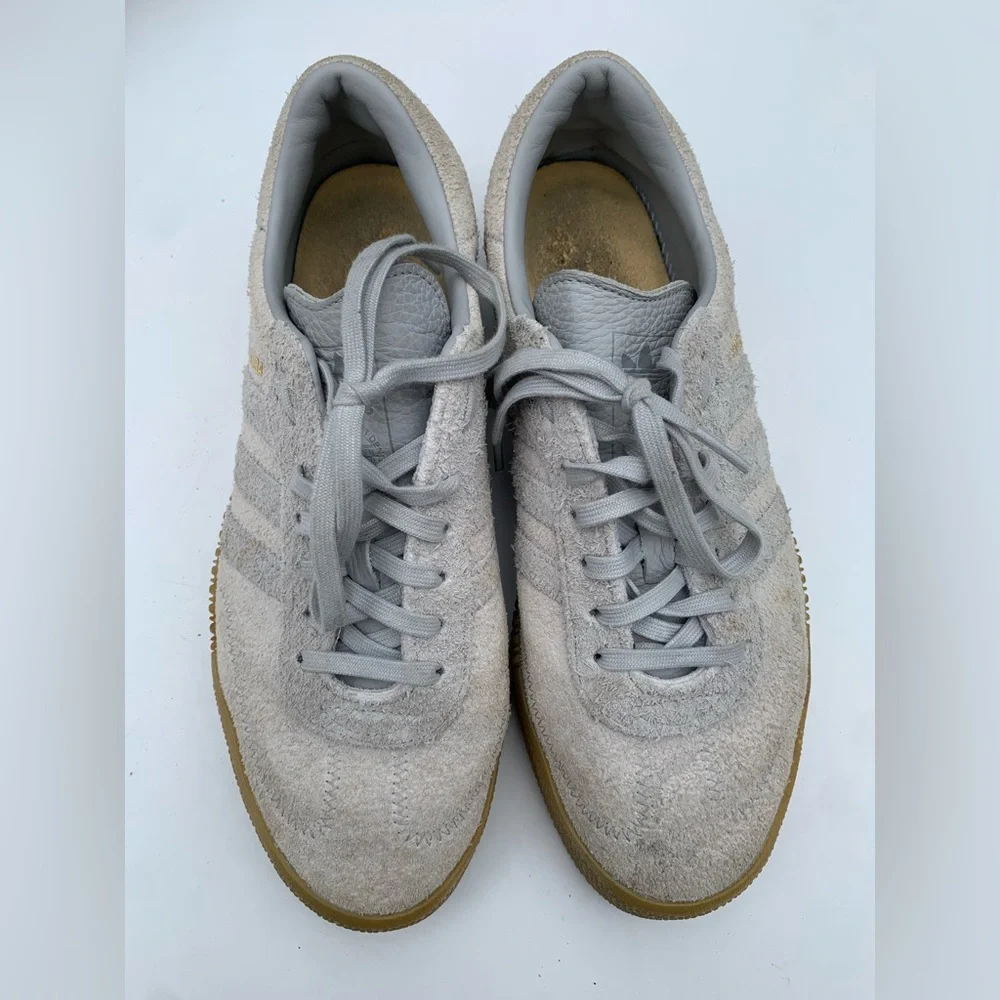 Adidas Sambarose Platforms Suede Grey Gum‎ Sneakers Size 9.5